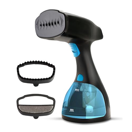 AGARO Signify Handheld Garment Steamer, Wrinkle Remover, Iron, Fast Heat, Ceramic Steam Nozzle, 1500W, 260 ML Water Tank, Detachable Fabric Brush