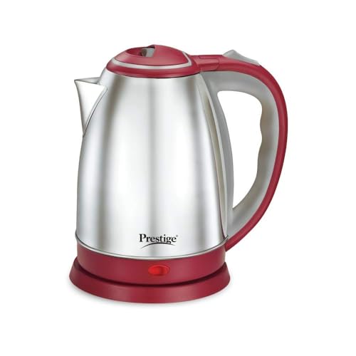 (Renewed) Prestige 1.5 Litre Kettle 1500-watts, Red