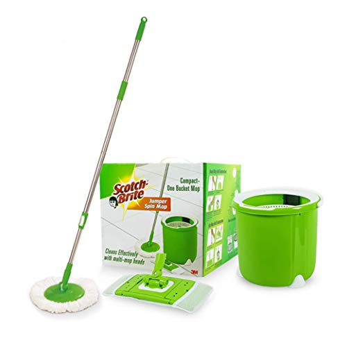 Scotch-Brite Jumper Spin Mop compact one Bucket Mop