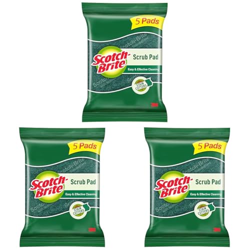 Scotch-Brite Scrub 5 Pad (Green) (Pack of 3)